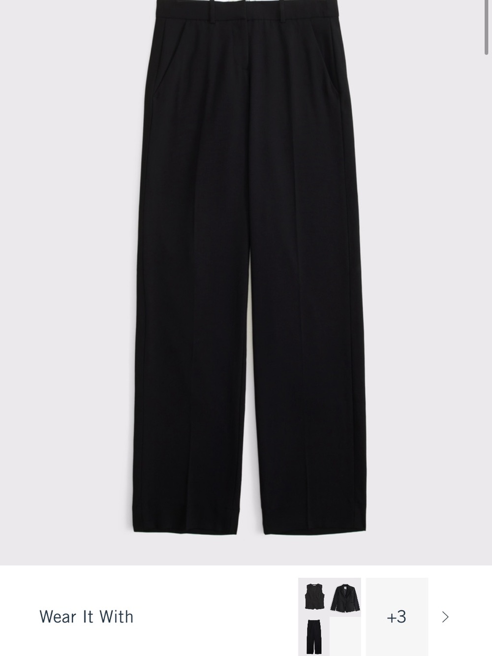 Abercrombie Tailored Low Rise Pants curve love